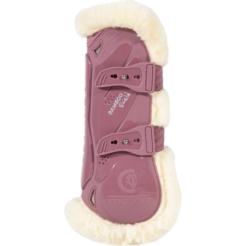 Kentucky Beenbescherming Old Rose - Model: Vegan Sheepskin Tendon Boots Bamboo Elastic - Maat: M