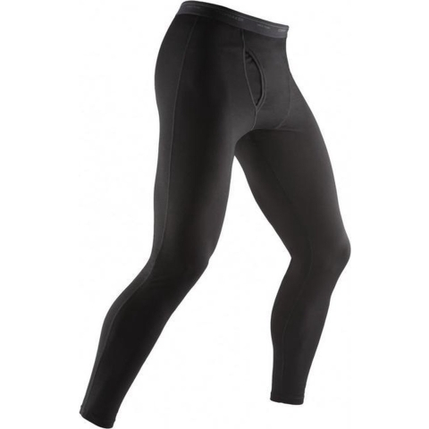 Icebreaker Mens 200 Leggings with fly 104370001 black S