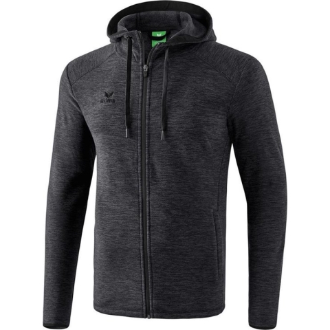 Erima Basic Fleece Jack - Jassen  - zwart - S