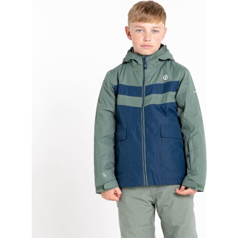 Dare2B Kinder Remarkable II Wintersportjas DuckGrn/Mnlt Maat 140