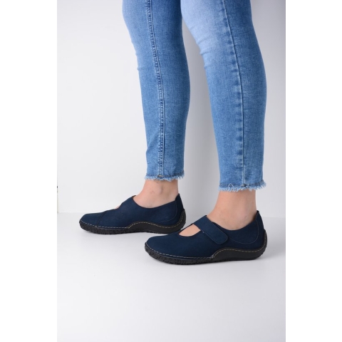 Wolky Bandschoenen Fresh denim nubuck