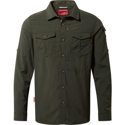 Craghoppers Blouse Adventure Heren Polyamide Kaki Maat Xxl