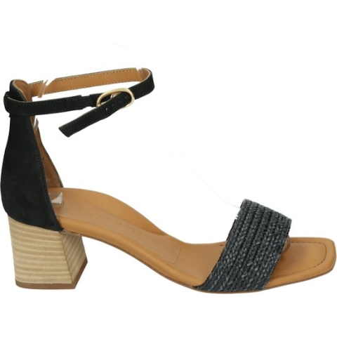 Paul Green 7788 - Volwassenen Sandalen met hak - Kleur: Zwart - Maat: 39