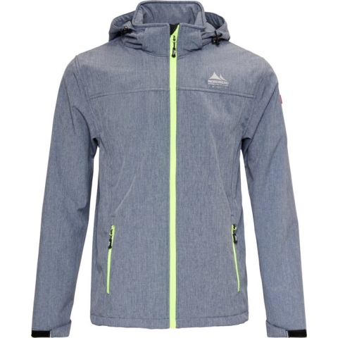 Nordberg Mats Heren Softshell Jas Ms00701-ob - Kleur Blauw - Maat 4XL