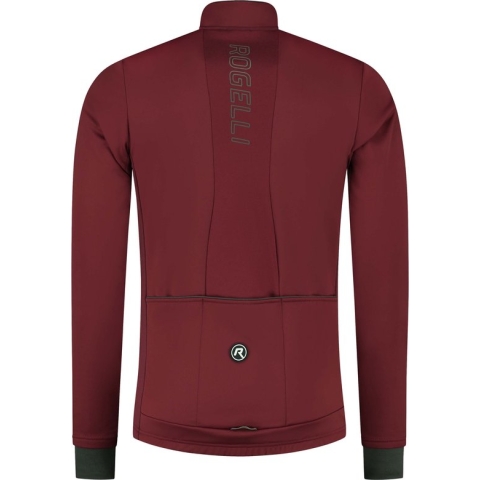 Rogelli Essential Fietsjack - Heren - Winterjack - Bordeaux - Maat S