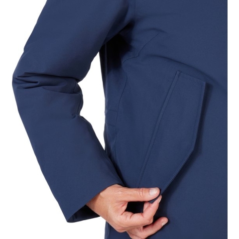 Winterregenjas Chicago blauw