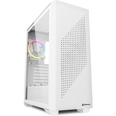 Sharkoon VS9 RGB Wit - Towermodel - ATX - wit
