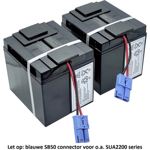 Conrad energy RBC55 UPS-accu Vervangt originele accu RBC55 Geschikt voor merk APC