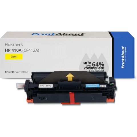 PrintAbout huismerk Toner 410A (CF412A) Geel geschikt voor HP