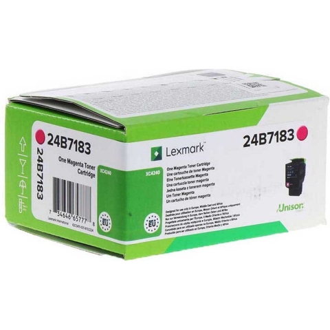 Lexmark 24B7183 tonercartridge 1 stuk(s) Origineel Magenta