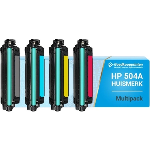 Huismerk voor HP 504A toner Multipack / HP 504X toner set