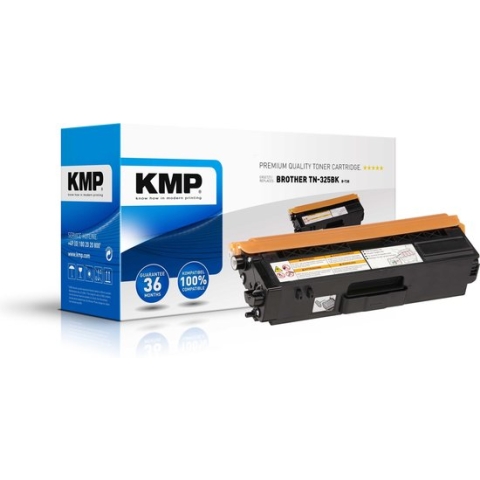 KMP Compatibel Toner B-T38 vervangt Brother TN-325BK, TN325BK Zwart
