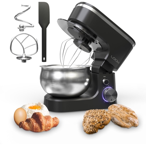 Looki Keukenmachine 1800W - 6 Snelheden - 6L - Keukenmixer - Foodprocessor - Keukenrobot