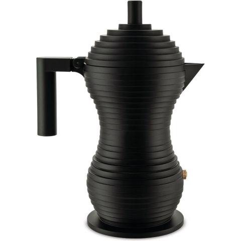 ALESSI - Pulcina - Espressomaker 6 kops Black Black