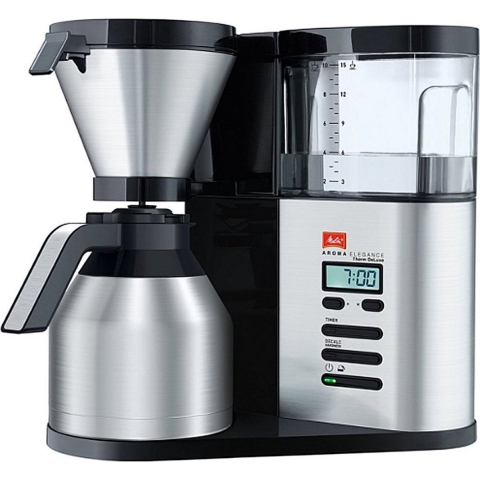 Melitta Aroma Elegance Therm DeLuxe - Filter-koffiezetapparaat - Zilver