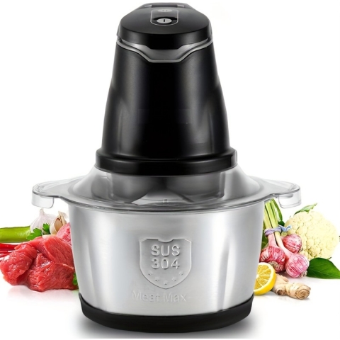 Vleesmolen - Gehaktmolen - Meat Grinder - Elecktrisch - Machine - Foodprocessor - Meat Mincer - Keukenmixer - Keukenmachine - Zwart