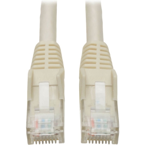Tripp-Lite N201-004-WH Premium Cat6 Gigabit Snagless Molded UTP Patch Cable, 24 AWG, 550 MHz/1 Gbps (RJ45 M/M), White, 4 ft. TrippLite