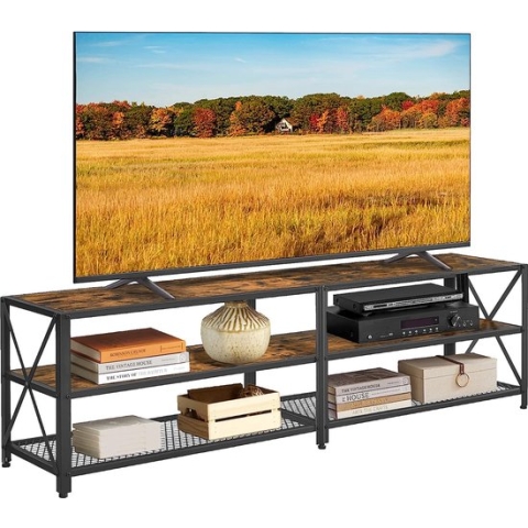 FurnStar tv meubel - Tv kast - 160x39x52cm - Bruin