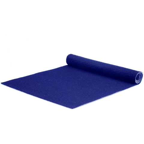 Loper Tokyo | Blauw met Folie - 5 x 2 m