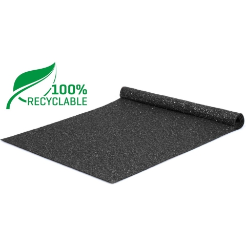 Glitterloper Recycle | Zwart/Zilver - 10 x 2 m