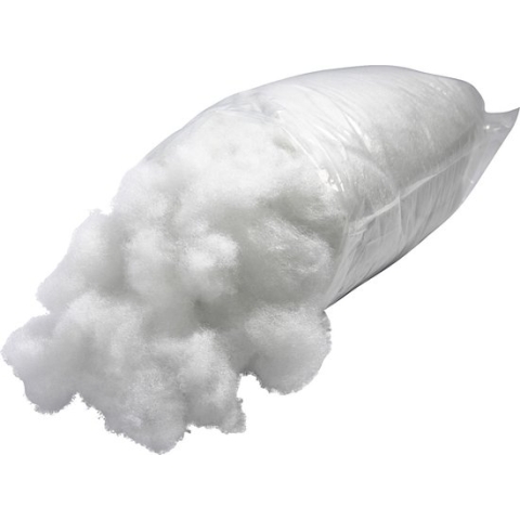 Poppenvulling, wit, 1kg [HOB-49856]
