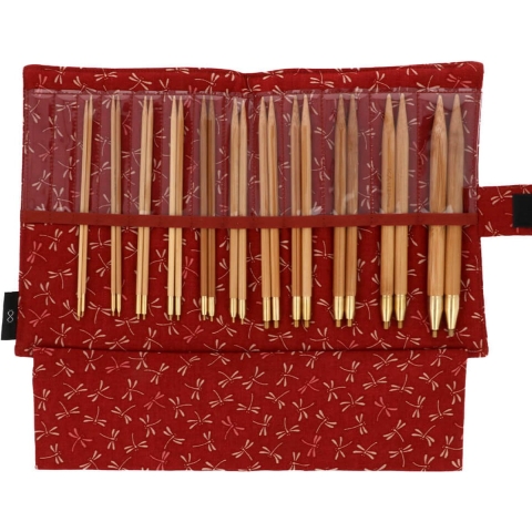 Seeknit Koshitsu verwis. rondbreinaaldenset STD rood.