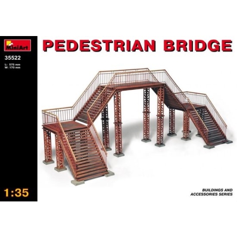 Miniart - Pedestrian Bridge (Min35522) - modelbouwsets, hobbybouwspeelgoed voor kinderen, modelverf en accessoires