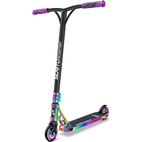 Suotu Stuntstep PRO - Step - 110mm - Step voor jongens en meisjes vanaf 8 jaar - ABEC-9 - 100KG - Aluminium