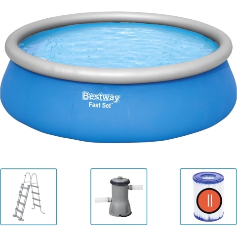 Bestway-Fast-Set-Zwembadset-opblaasbaar-rond-457x122-cm