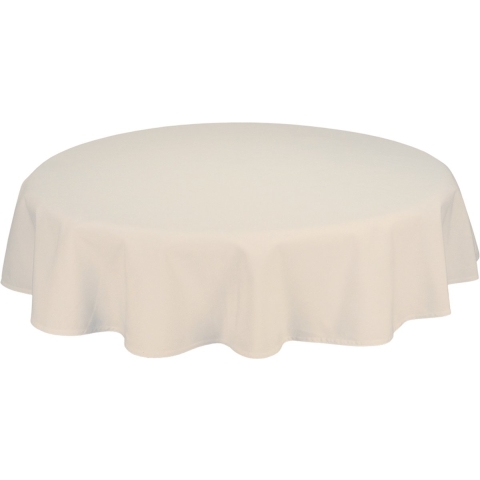 Treb Horecalinnen Tafelkleed Rond Off White 300cm Ø - Treb SP