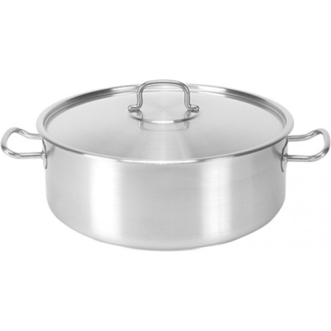 Pujadas Kookpan/Visbakpan RVS laag Ø35cm