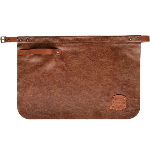 Xapron luxe leren sloof New York - kleur Cognac (cognac)