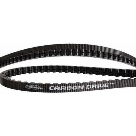 Gates CDX tandriem Carbon Drive 166T zwart