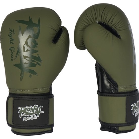Ronin Fighter Bokshandschoen groen/zwart 14oz