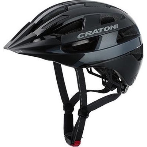 Cratoni Velo-X Fietshelm - Maat S/M - (54-58cm) - Zwart