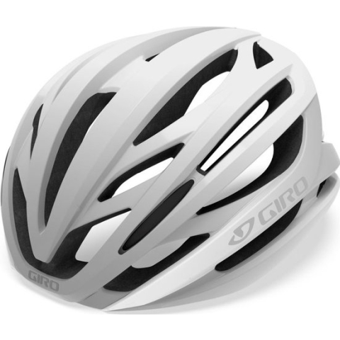 Giro Syntax - Fietshelm Mat White / Silver 55-59 cm