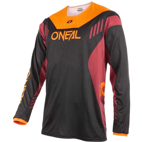 ONeal Element FR Hybrid Heren Lange Mouwenshirt - Black / Red / Orange - S