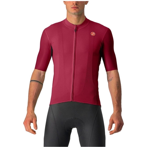 Castelli Endurance Elite Jersey Met Korte Mouwen Rood M Man