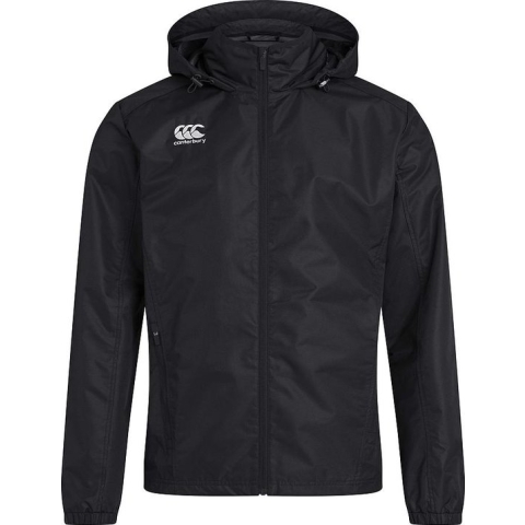 Club Full Zip Rainjacket Senior Black - XL