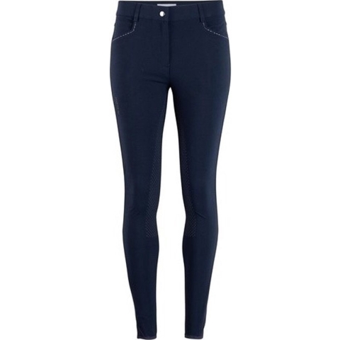 Montar Rijbroek Bling fullgrip Kids Navy - 140 | Blauw | Paardrijbroek