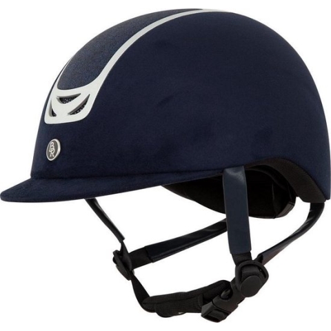 Rijhelm Volta microfiber m/ glittertop Navy/Zilver - 58-60