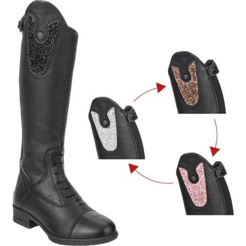 Suedwind Nova Kids Fun Leather - Convertibel - Kleur: Black - Schoenmaat: 35 - Kuit/hoogte: Normal