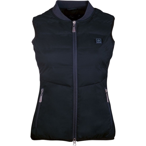 HKM bodywarmer met verwamingsfunctie - zwart - XS