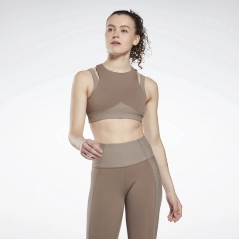 Reebok Studio Layered Bra Top Dames - Maat S