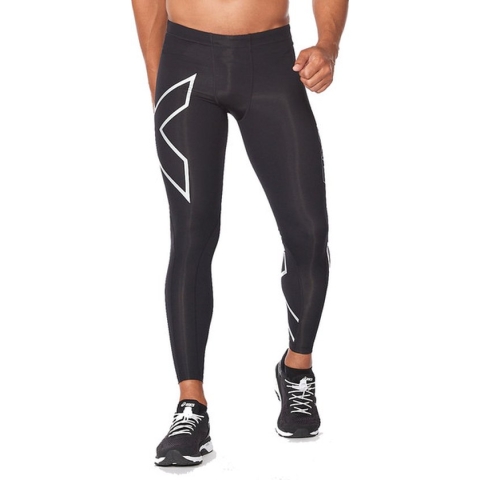 2xu Sportlegging core Compression Heren Zwart/zilver Maat Xl