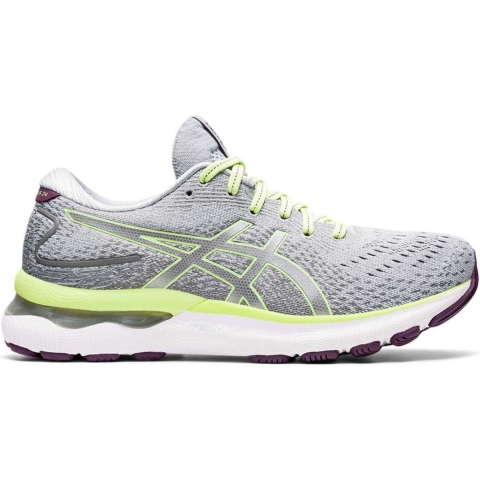 ASICS GEL-Nimbus 24 Dames - Sportschoenen - Hardlopen - Weg - donkergrijs/groen