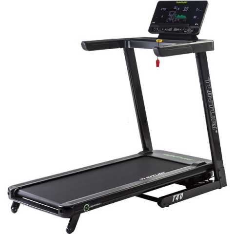 Tunturi T40 Loopband - Hardloopband Inklapbaar - 44 programma's - 12 hellingshoeken - LCD Monitor - 1 - 16km/u