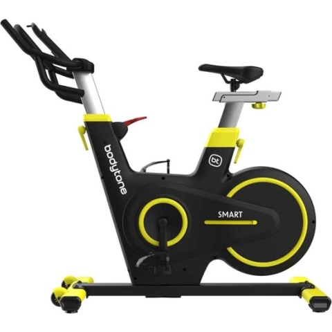 Bodytone Active Bike 350 (Geel) - connectiviteit met Zwift, Kinomap, Bkool, Onelap & meer - 18 KG vliegwiel - Shimano pedaalas - 1 maand gratis CYCLEMASTERS®