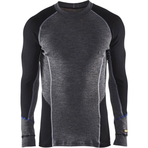Blaklader Onderhemd 100% Merino WARM 4897-1732 - Medium Grijs/Zwart - L