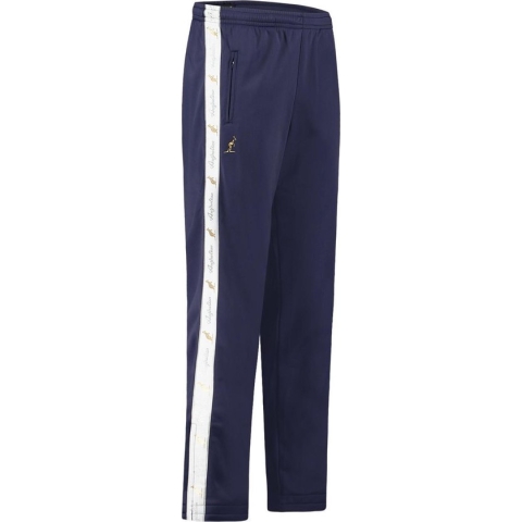 Australian broek met witte bies cosmo blauw en 2 ritsen maat XL/52